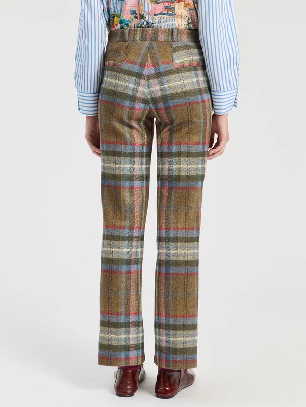 Brown Checked Jacket and Tartan Plaid Trouser Set 33873/33874