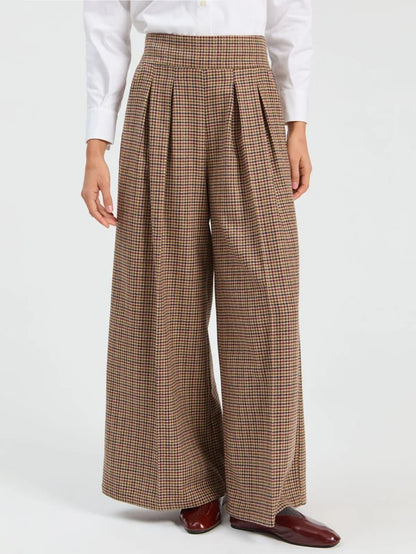Blue And Green Plaid Trousers 33899