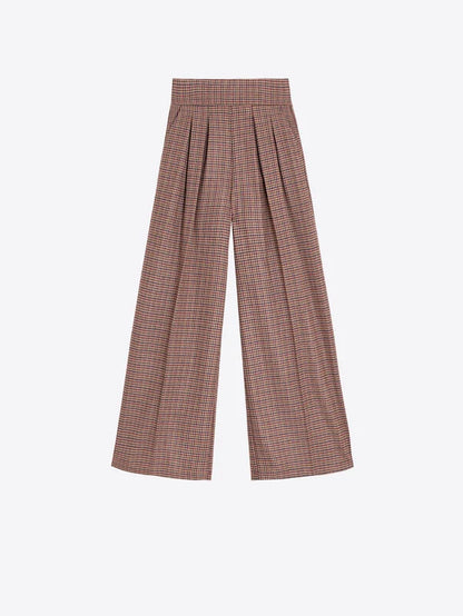 Blue And Green Plaid Trousers 33899