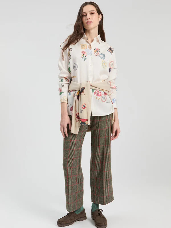 Multicolor Love Print Shirt 33920