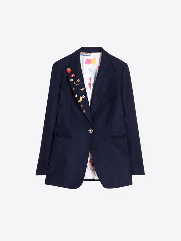 Navy Wool Jacket 33940