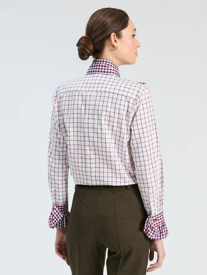 Maxi Bow Plaid Shirt 33984