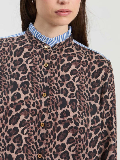 Animal Print Shirt And Pant Set 34035-34047