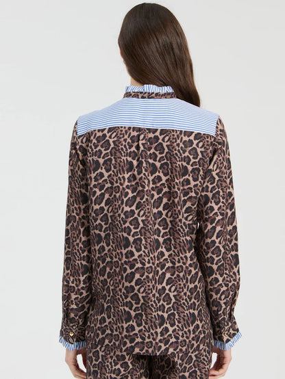 Animal Print Shirt And Pant Set 34035-34047