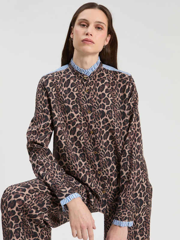 Animal Print Shirt And Pant Set 34035-34047