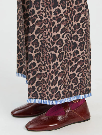 Animal Print Shirt And Pant Set 34035-34047