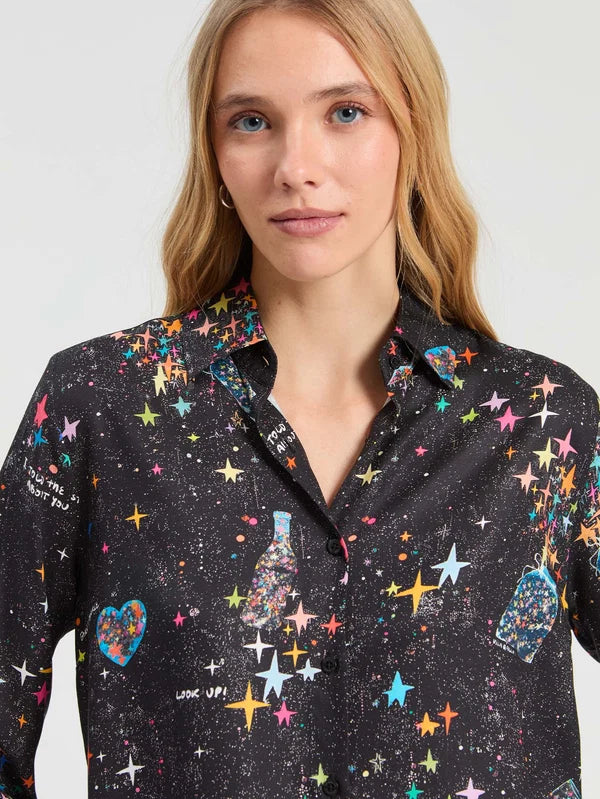 Constellation Print Shirt &amp; Pant Set 34073-34074