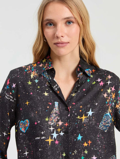 Constellation Print Shirt &amp; Pant Set 34073-34074