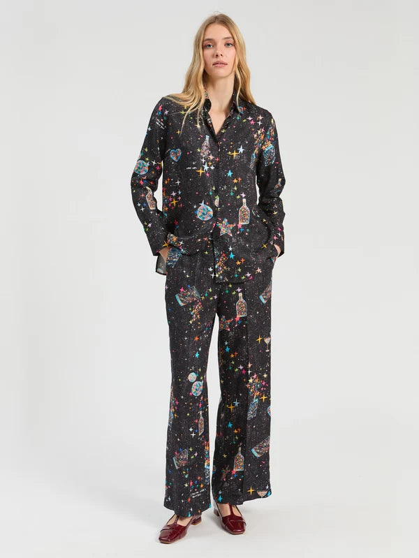 Constellation Print Shirt &amp; Pant Set 34073-34074