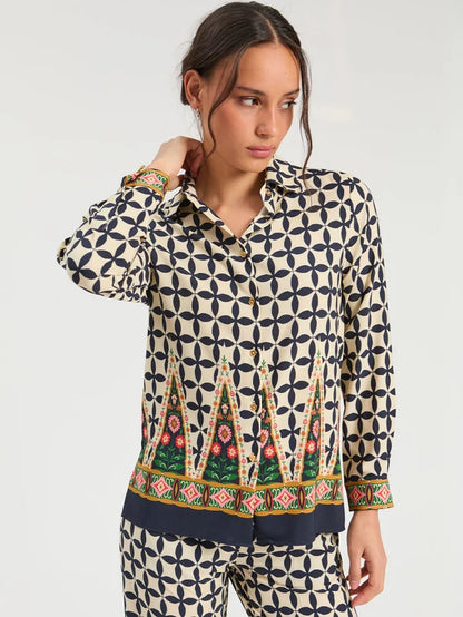 Geometric Folk Shirt 34079