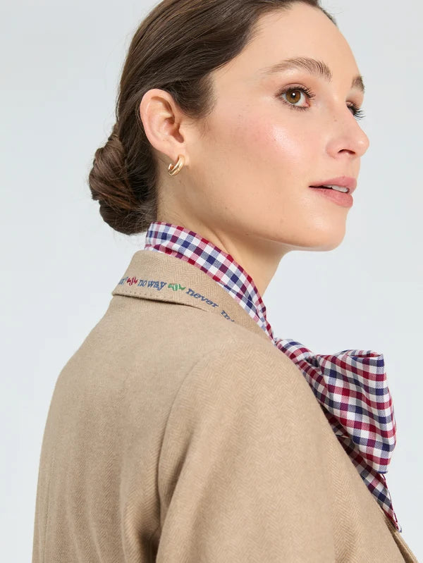 Beige Herringbone Jacket 34106