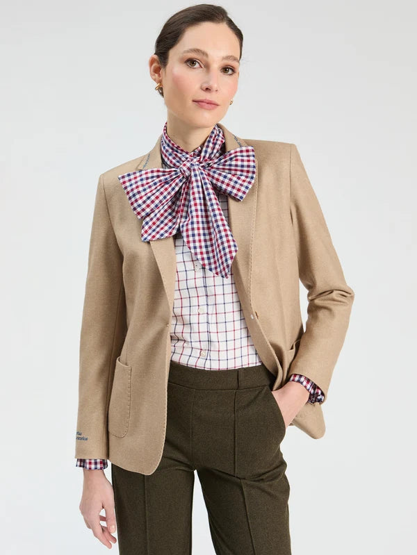 Beige Herringbone Jacket 34106