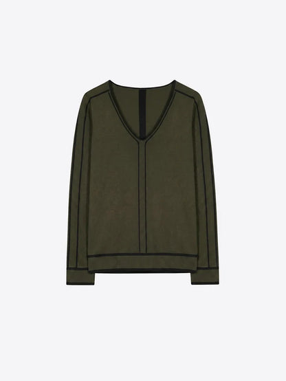 Green Jersey With Black Trims 34144