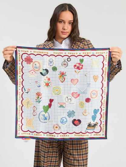 Mini Love Silk Scarf 34200