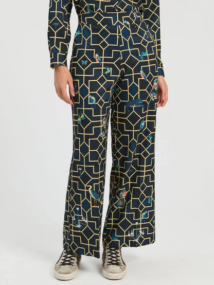 34238-34210 Bamboo Navy Shirt and Pant Set 34238-34210