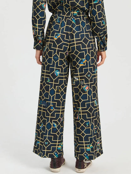 34238-34210 Bamboo Navy Shirt and Pant Set 34238-34210