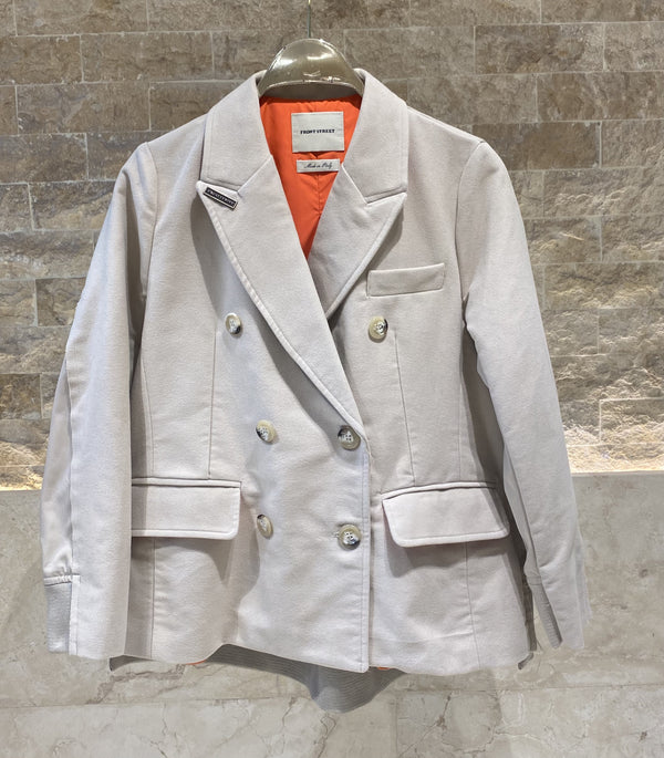 35427 Double Breasted Hybrid Jacket سترة هجينة مزدوجة الصدر