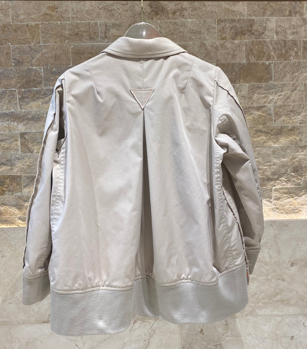 35427 Double Breasted Hybrid Jacket سترة هجينة مزدوجة الصدر