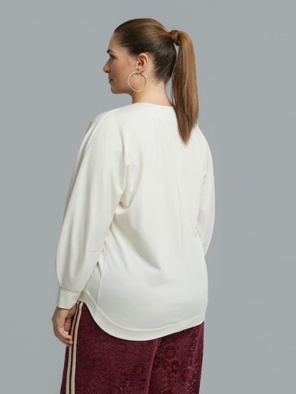 V-Neck Relaxed Fit Blouse 8601.1058