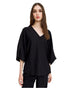 43-2271 (V Neck Sequin Shoulder Top) أعلى الكتف الترتر الرقبة الخامس
