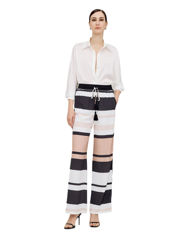 43-5006 (Striped Pants with Sequins) سروال مخطط مع الترتر