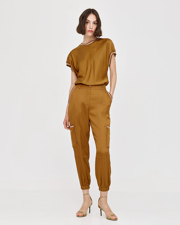 Cargo Satin Pants