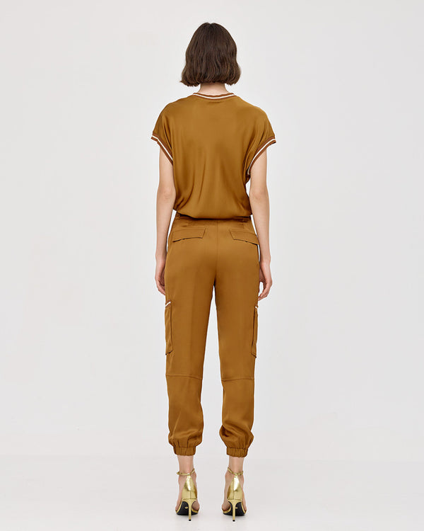 Cargo Satin Pants