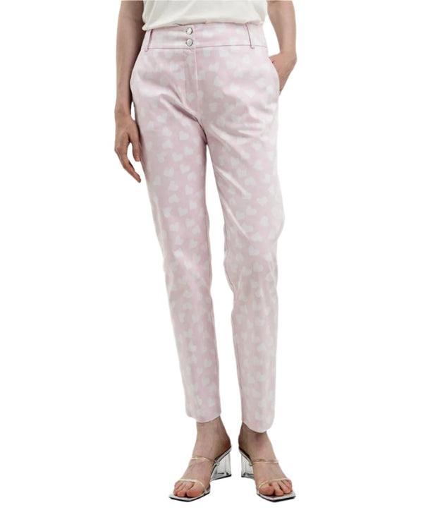 43-5161 (Heart Print Pants) السراويل طباعة القلب