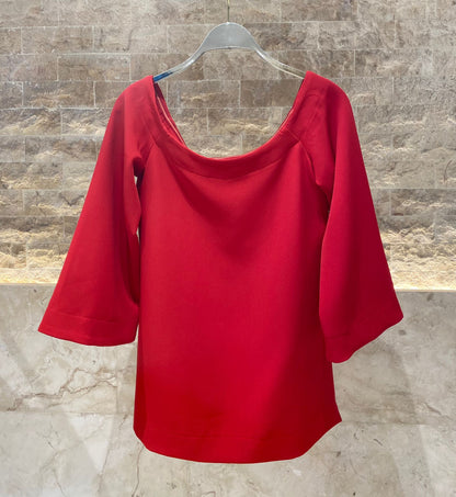 Crepe Top with Flare Sleeves - 44-2162