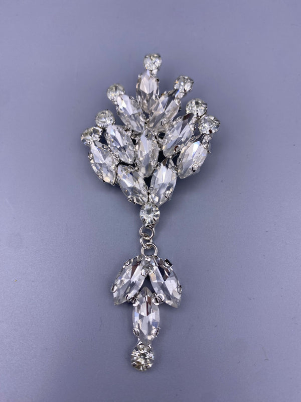 44-4035 Rhinestone Pin Broche حجر الراين دبوس بروش