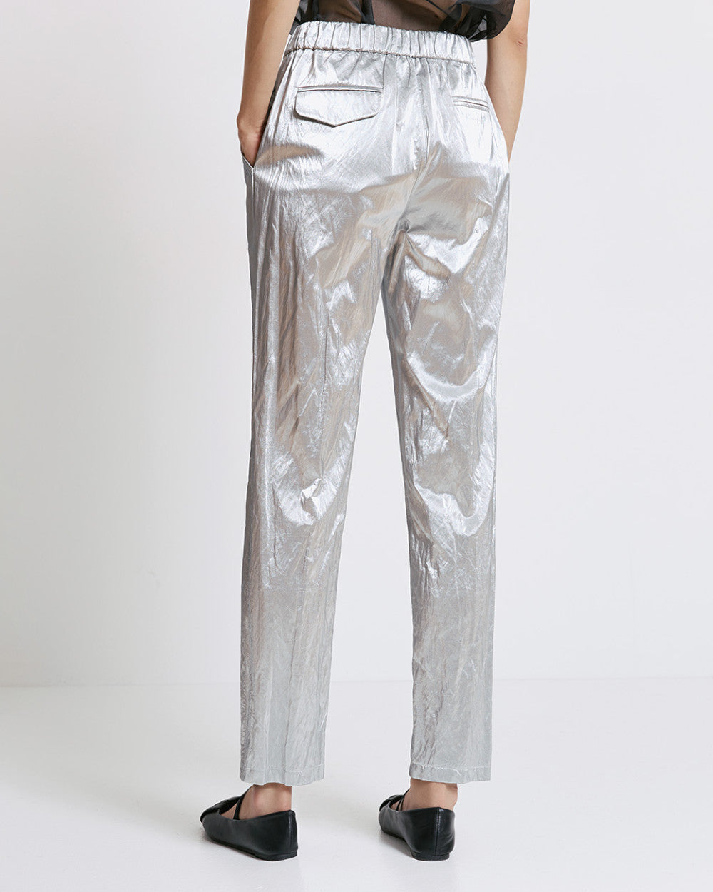 Metallic Effect Pants - 44-5013