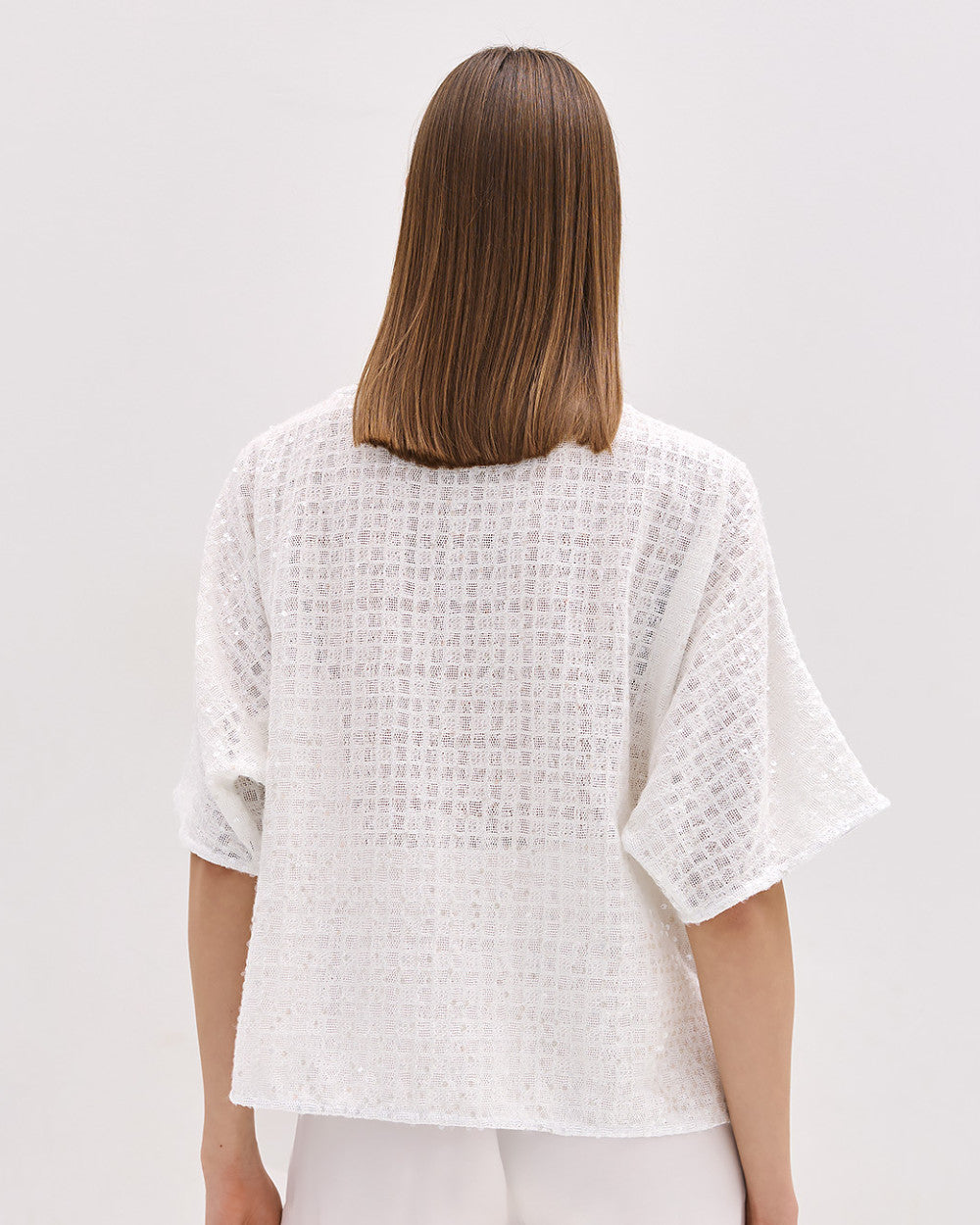 53-2167 Sequins Tops بلوزات مزينة بالترتر - Brown Loft