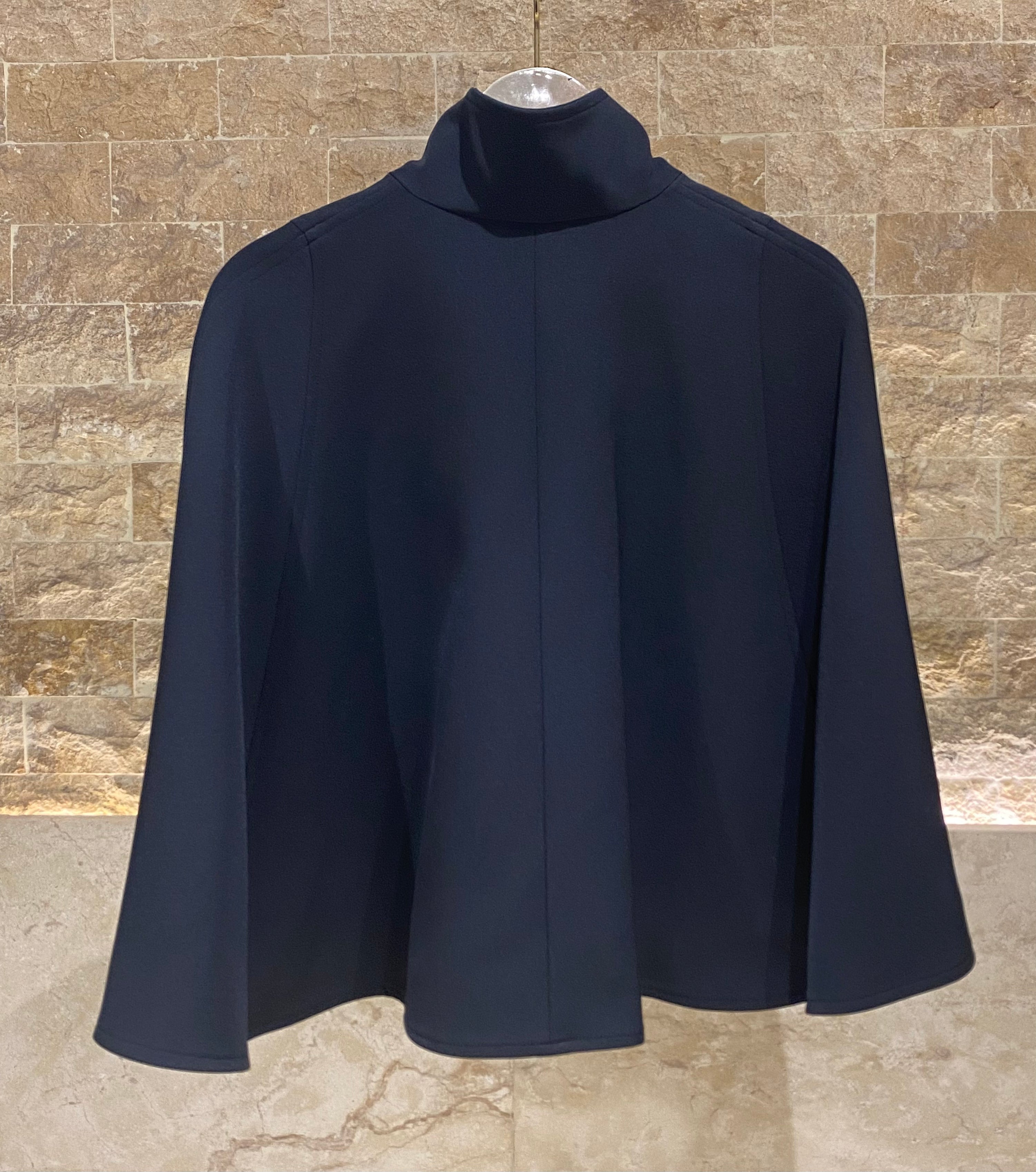 54-1037 Oversized Cape Jacket - Brown Loft