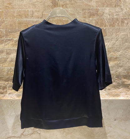 54-2112 Satin Top - Brown Loft