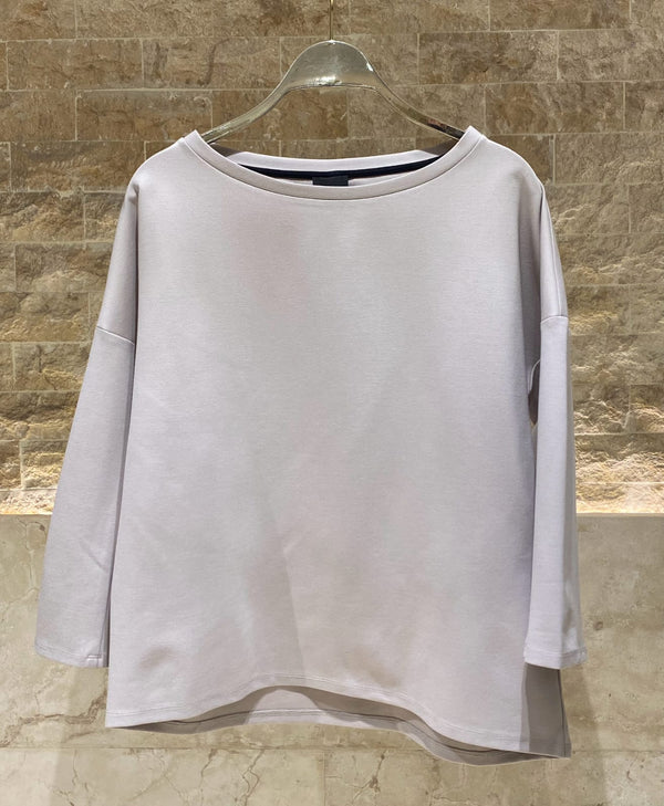 54-2155/5118  Asymmetric Top with Elastic Waistband Pants بلوزة غير متماثلة مع بنطال بخصر مطاطي