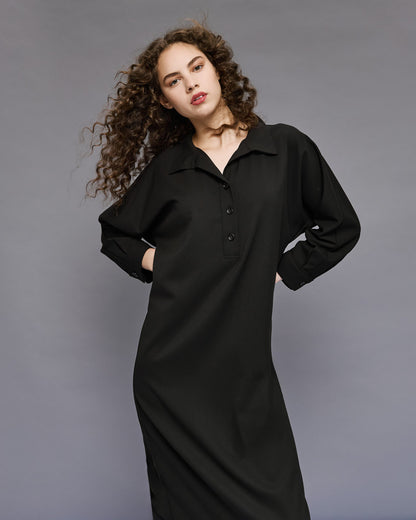 54-3313 Long Dress - Brown Loft