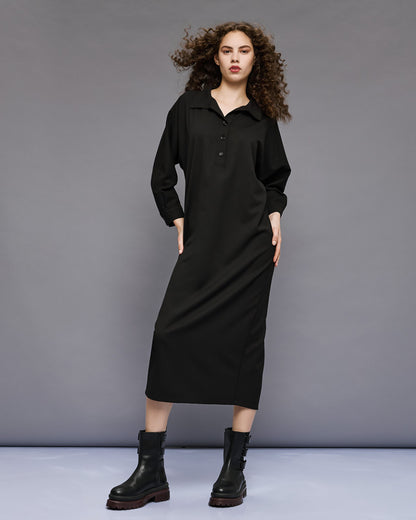 54-3313 Long Dress - Brown Loft