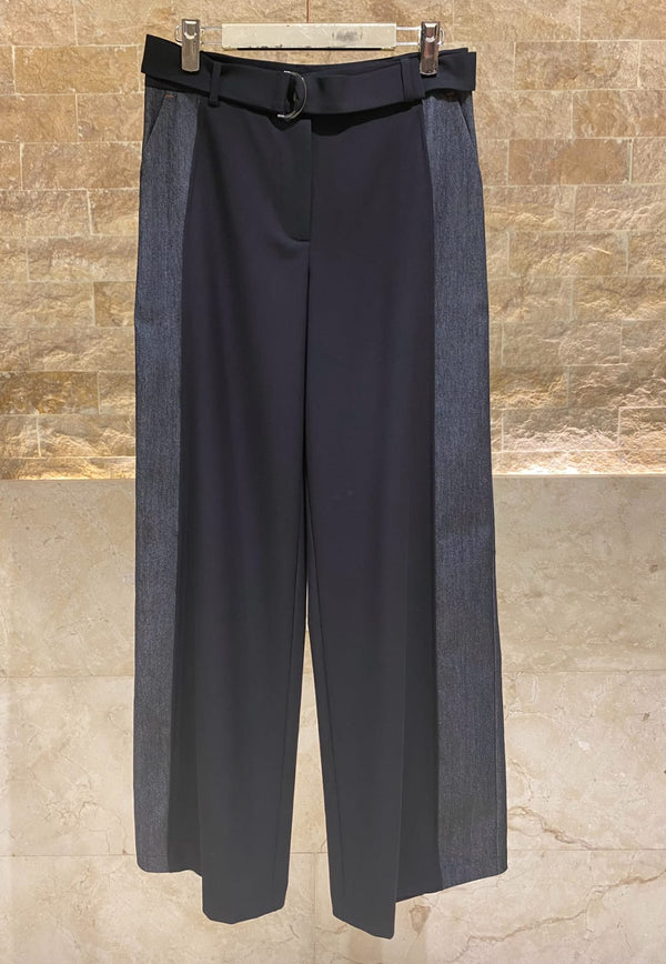54-5003 Pants with Denim details بنطال بتفاصيل من الدنيم