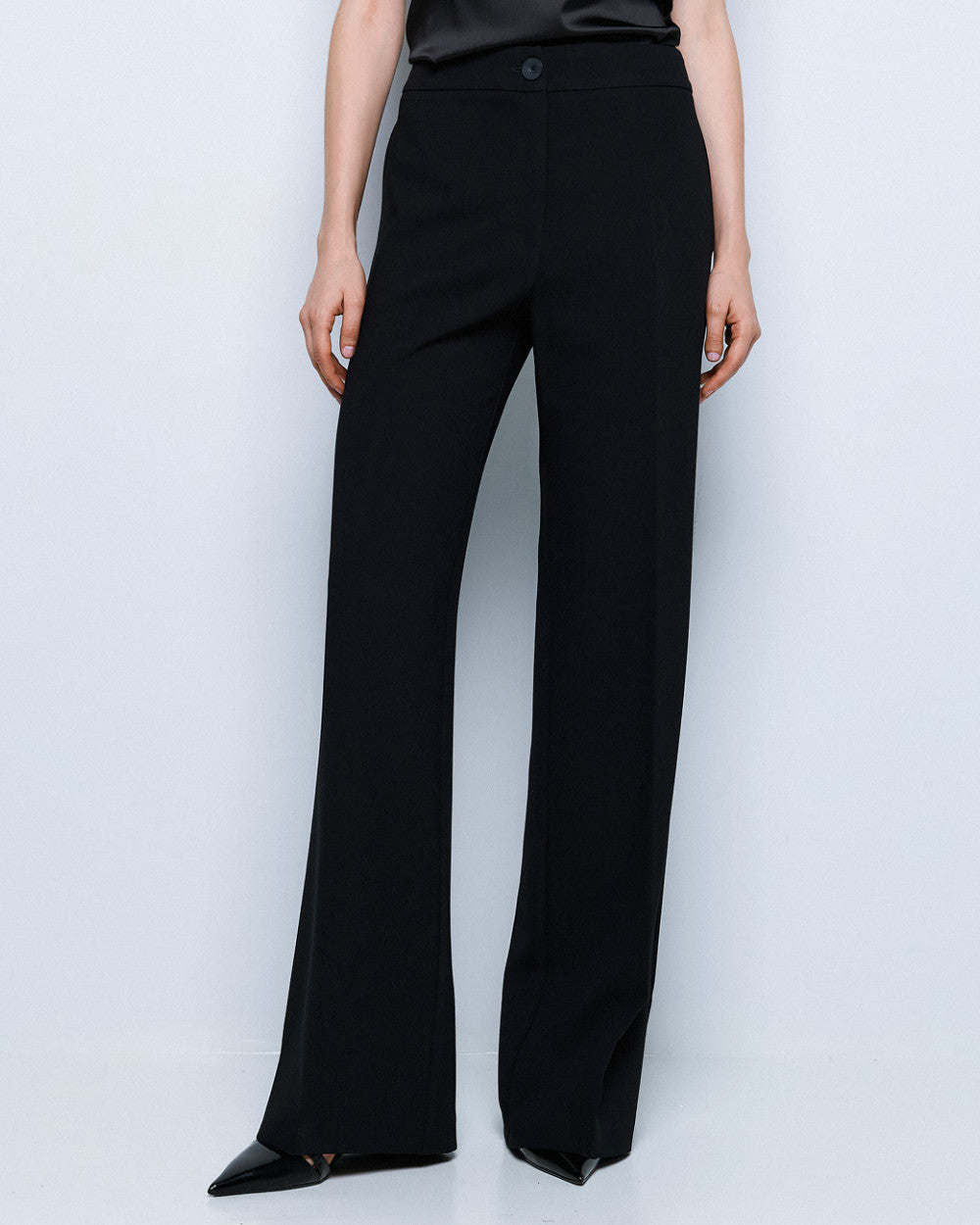 54-5035 Elegant Wide Leg Pants - Brown Loft