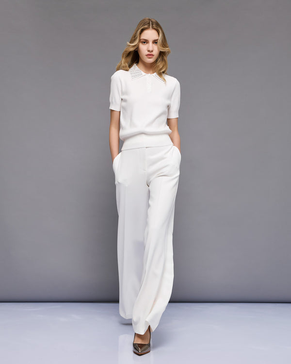 54-5035  Wide Leg Pants بنطال واسع الساق