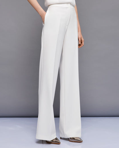 54-5035 Elegant Wide Leg Pants - Brown Loft