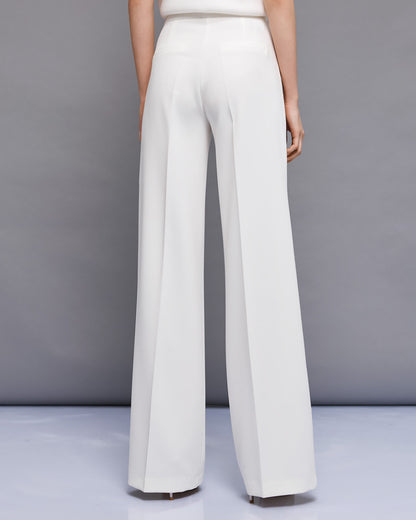 54-5035 Elegant Wide Leg Pants - Brown Loft