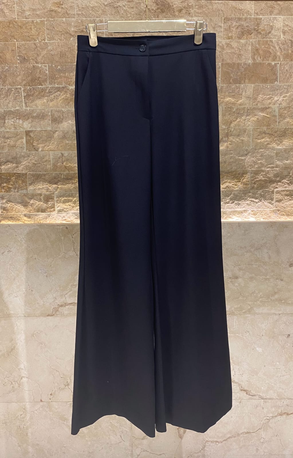 54-2072/5038 Long Top and Flare Pants - Brown Loft