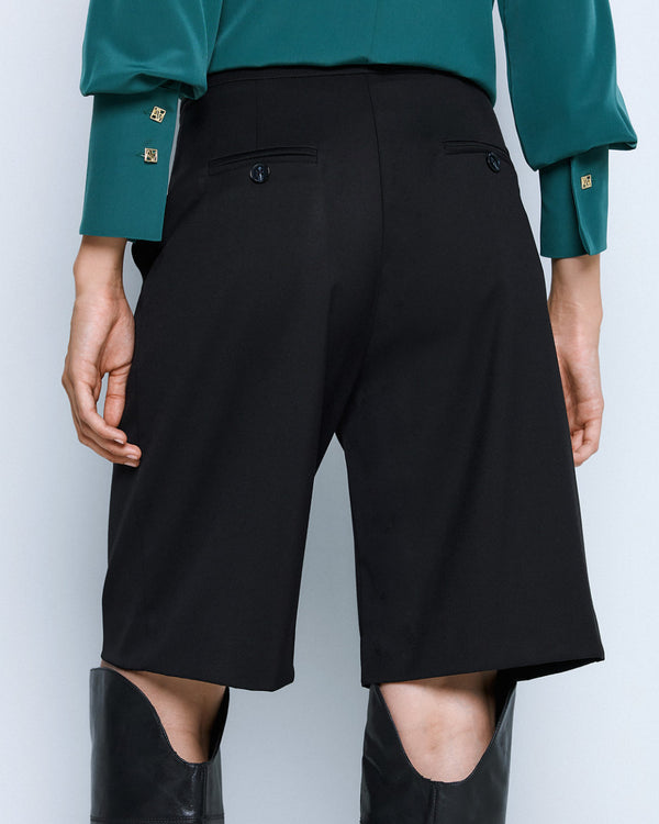 54-5040  Pleated Bermuda Short شورت برمودا مطوي