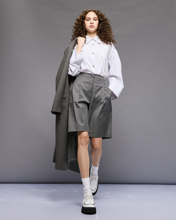 54-5040  Pleated Bermuda Short شورت برمودا مطوي