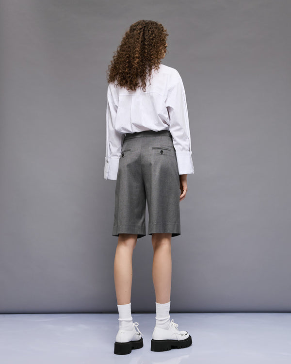 54-5040  Pleated Bermuda Short شورت برمودا مطوي