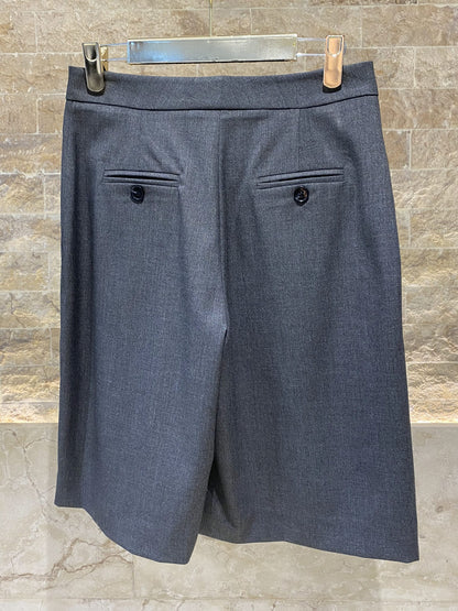 54-5040 Pleated Bermuda Short - Brown Loft