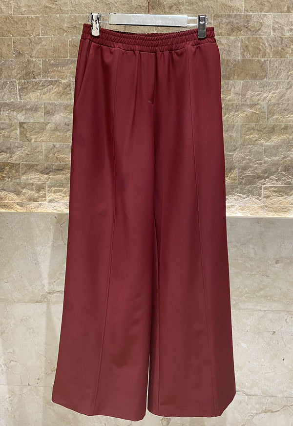 54-1025/5043 Sleeveless Jacket and Wide Leg Pants سترة بدون أكمام وبنطال واسع الساقين