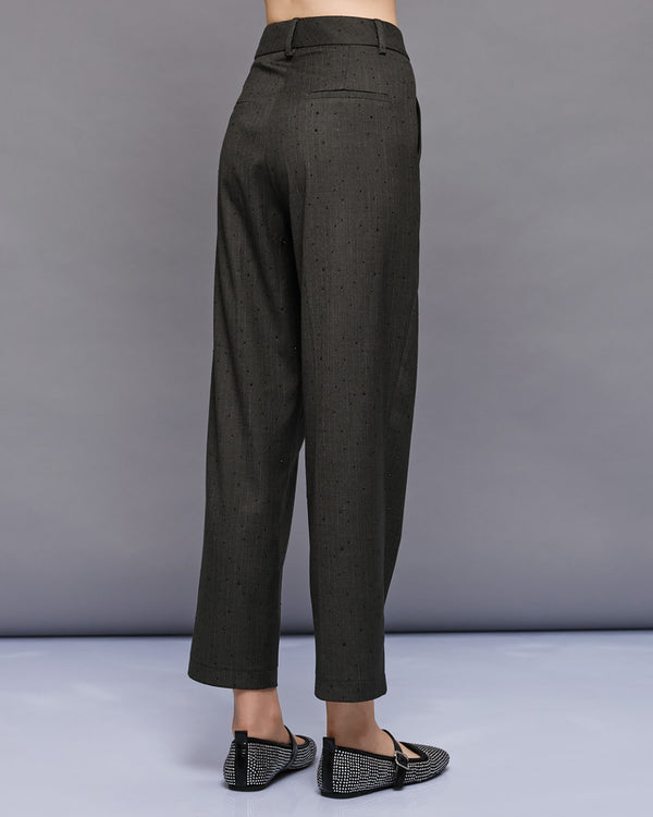 54-5120 Pants with rhinestone details بنطال بتفاصيل حجر الراين