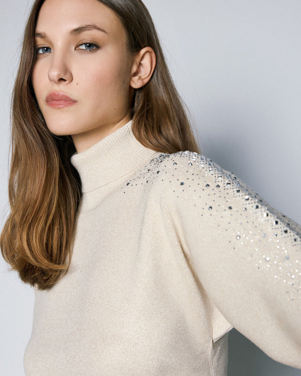 54-8043 Knit Lurex Top بلوزة محبوكة من خيوط اللوريكس